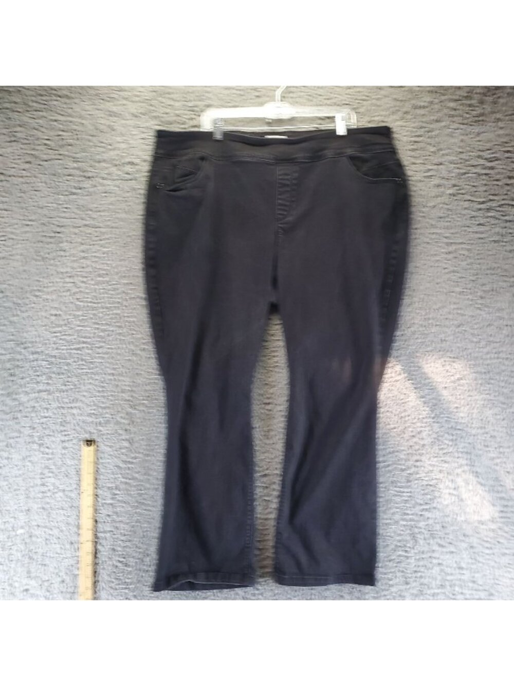 Westbound Jeans Womens 22W Black The Park Avenue Fit Cotton Blend Straight Leg